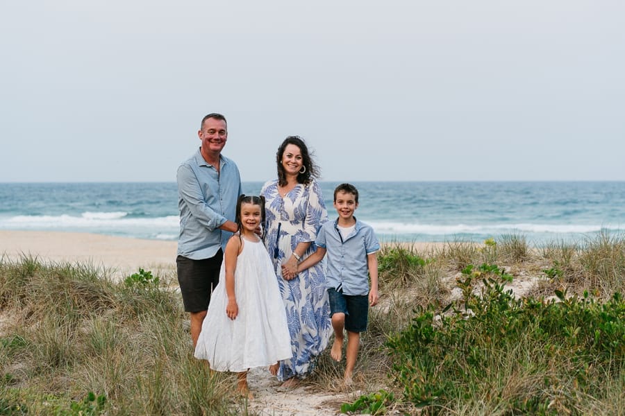 Familienfotos am Strand Queensland 0013